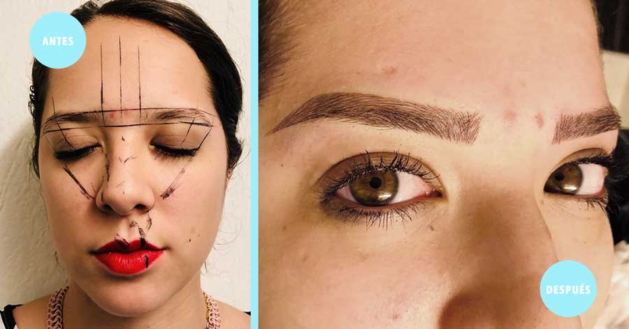 Microblading Guadalajara Efecto Sombra | Antes y Despues